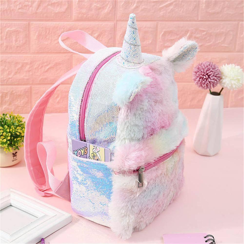 Sac à Dos Licorne<br> Peluche & Sequins - Une Licorne