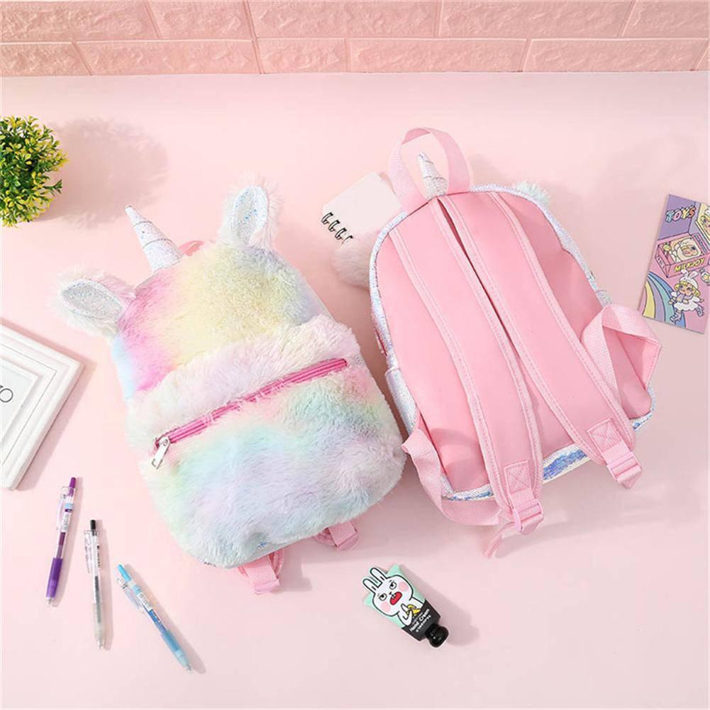 Sac à Dos Licorne<br> Peluche & Sequins - Une Licorne