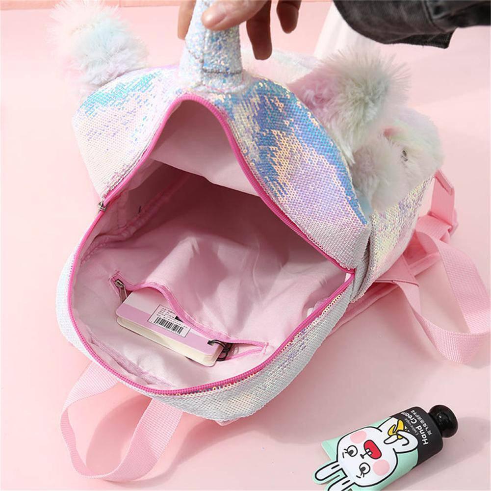 Sac à Dos Licorne<br> Peluche & Sequins - Une Licorne