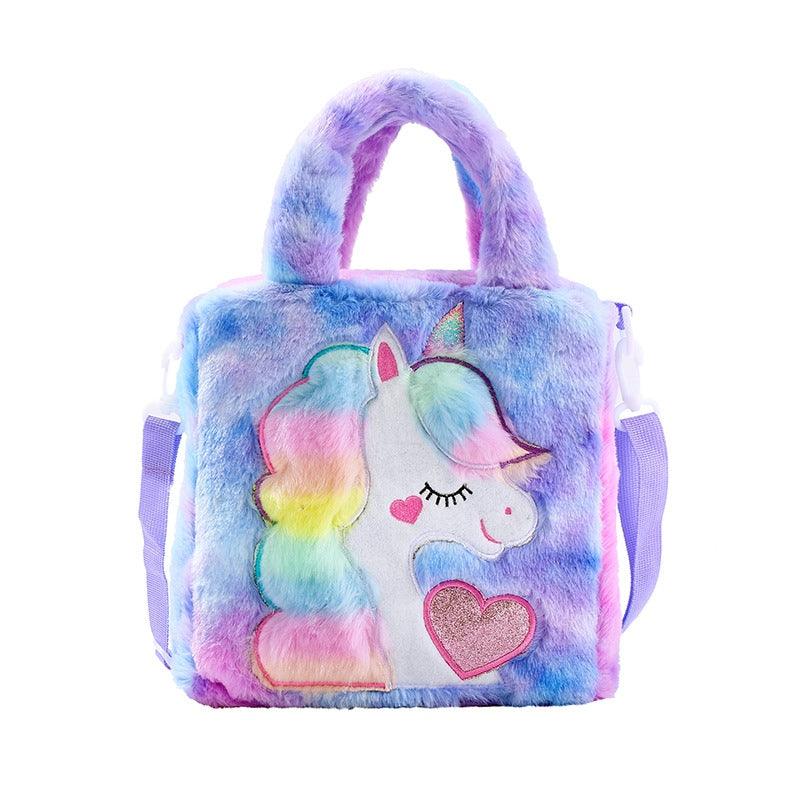 Sac à main licorne fourrure - Licorne