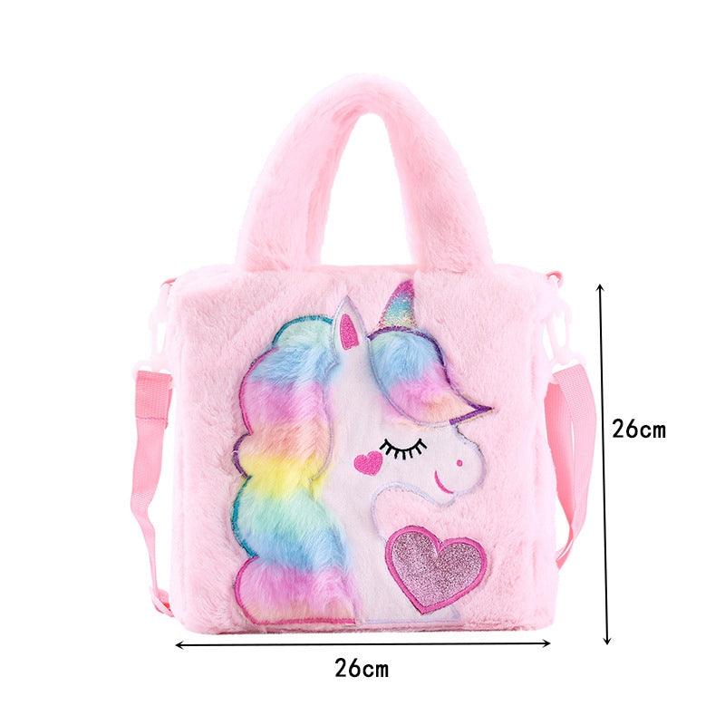 Sac à main licorne fourrure - Licorne