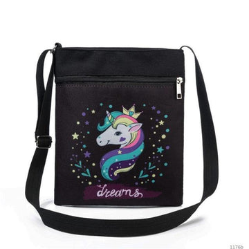 Sac Licorne Noir - Une licorne