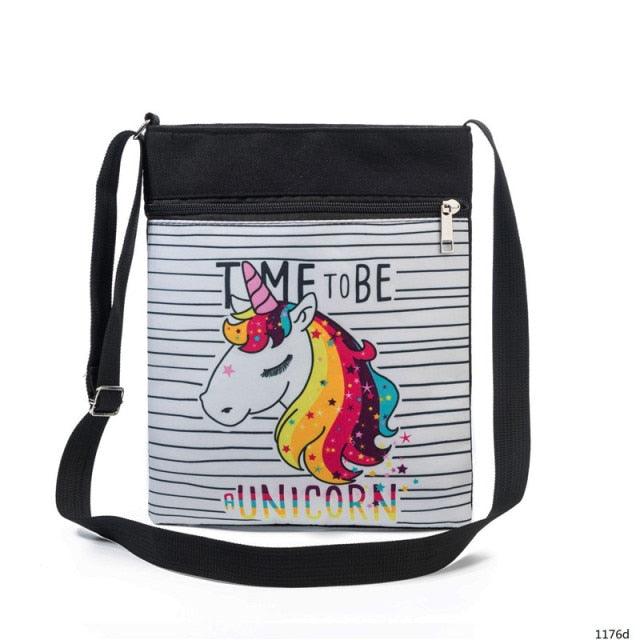 Sac Licorne Noir - Une licorne
