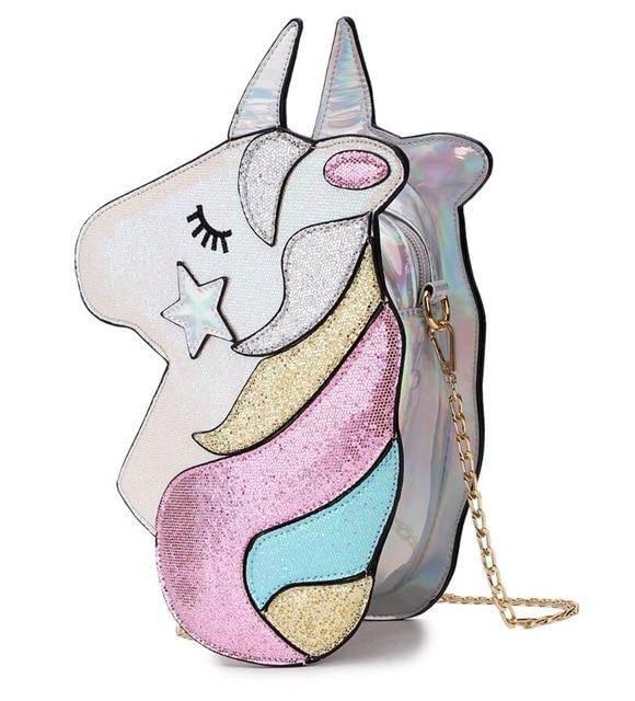 Sac Licorne<br> Forme Tête de Licorne - Une Licorne