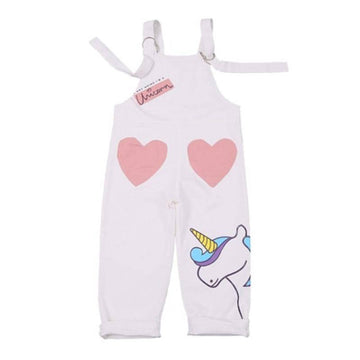 Salopette Licorne Fille - Une Licorne