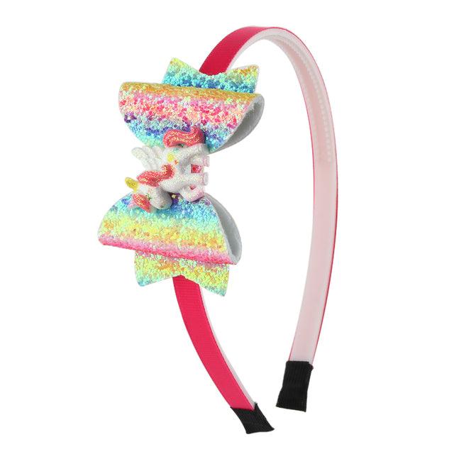 Serre-tête brillant licorne