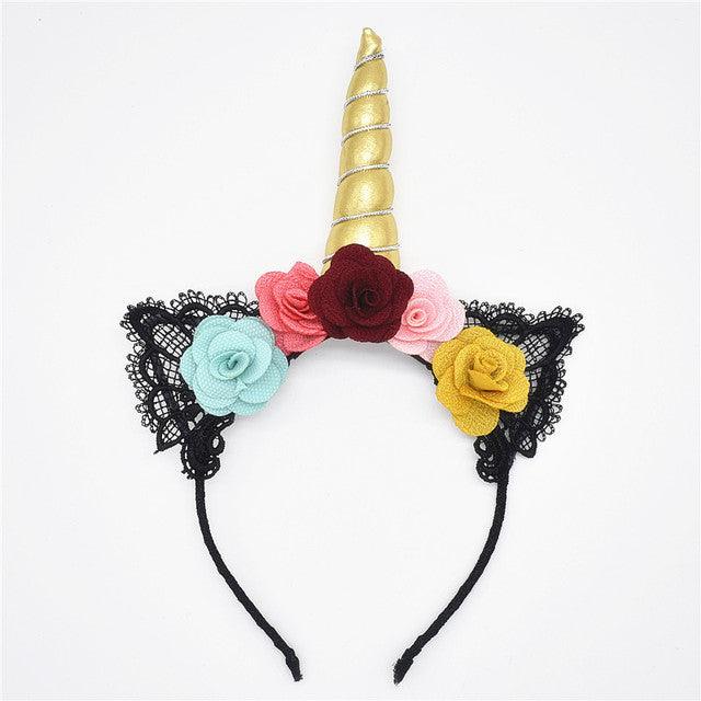 Serre-tête licorne dentelle - Licorne