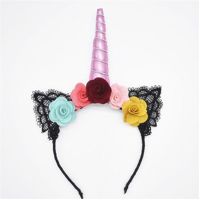 Serre-tête licorne dentelle - Licorne