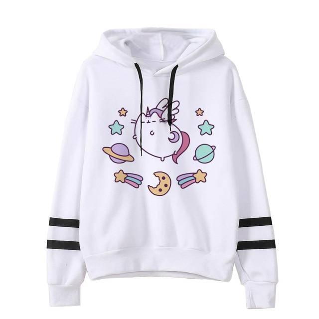 Sweat à capuche Licorne Chat - Une Licorne