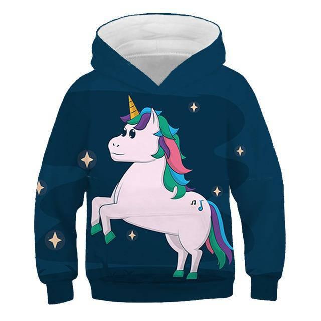 Sweat Licorne Garçon - Une Licorne