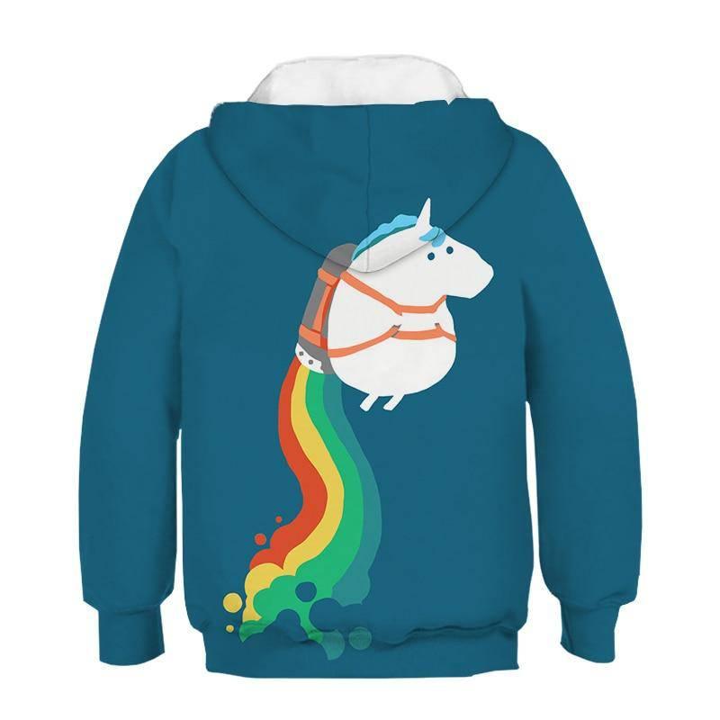 Sweat Licorne Garçon - Une Licorne