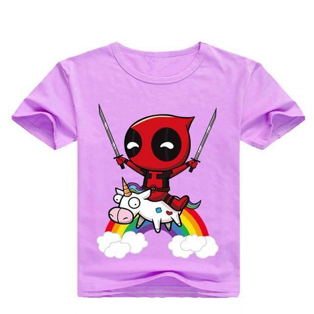 T-shirt Deadpool Licorne Enfant - Une Licorne