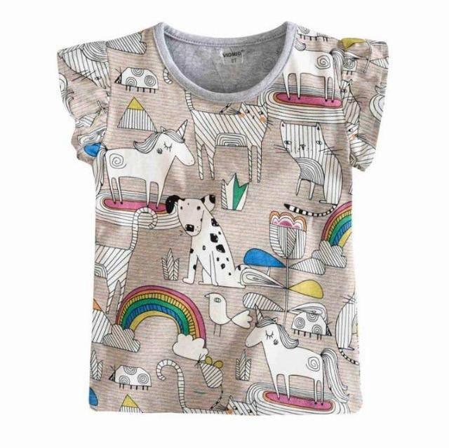 T-shirt Licorne à Volants - Une Licorne