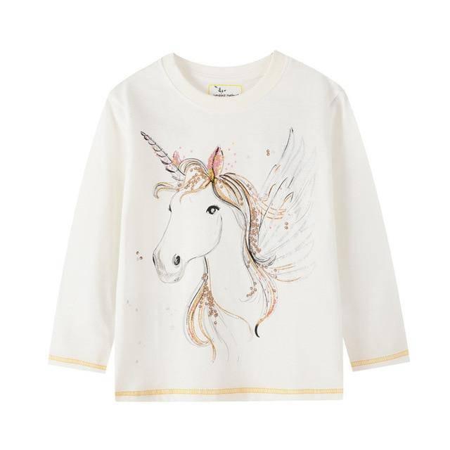 T-shirt Licorne avec Dorures - Une Licorne