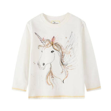 T-shirt Licorne avec Dorures - Une Licorne
