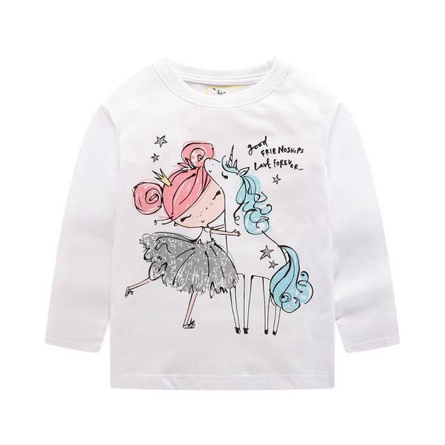 T-shirt licorne petite fille - Une Licorne