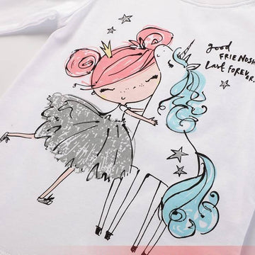 T-shirt licorne petite fille - Une Licorne