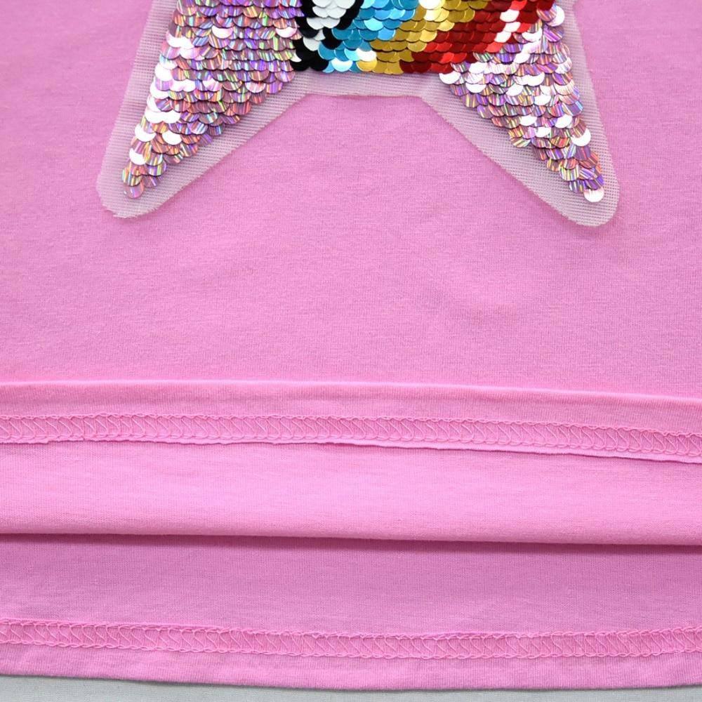T-shirt Licorne Sequins Fille - Une Licorne