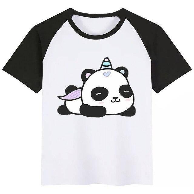 T-shirt Panda Licorne Enfant - Une Licorne