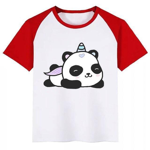 T-shirt Panda Licorne Enfant - Une Licorne