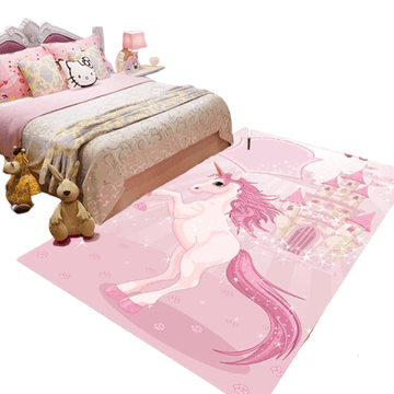 Tapis licorne princesse