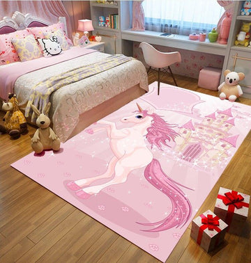 Tapis licorne princesse - Licorne