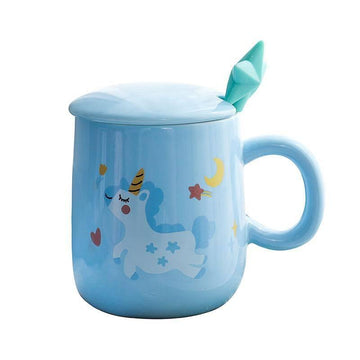 Tasse avec Couvercle Licorne - Une Licorne