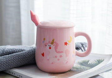 Tasse avec Couvercle Licorne - Une Licorne