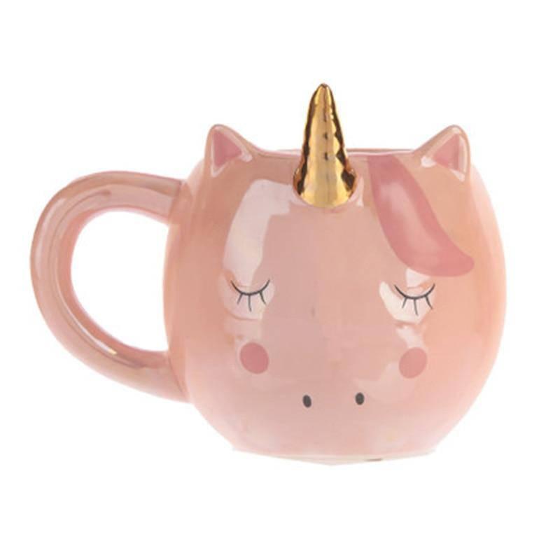 Tasse Licorne Kawaii Rose - Une Licorne