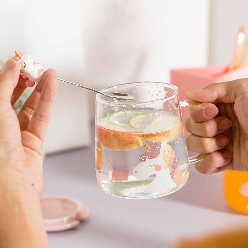 Tasse Licorne Transparente - Une Licorne