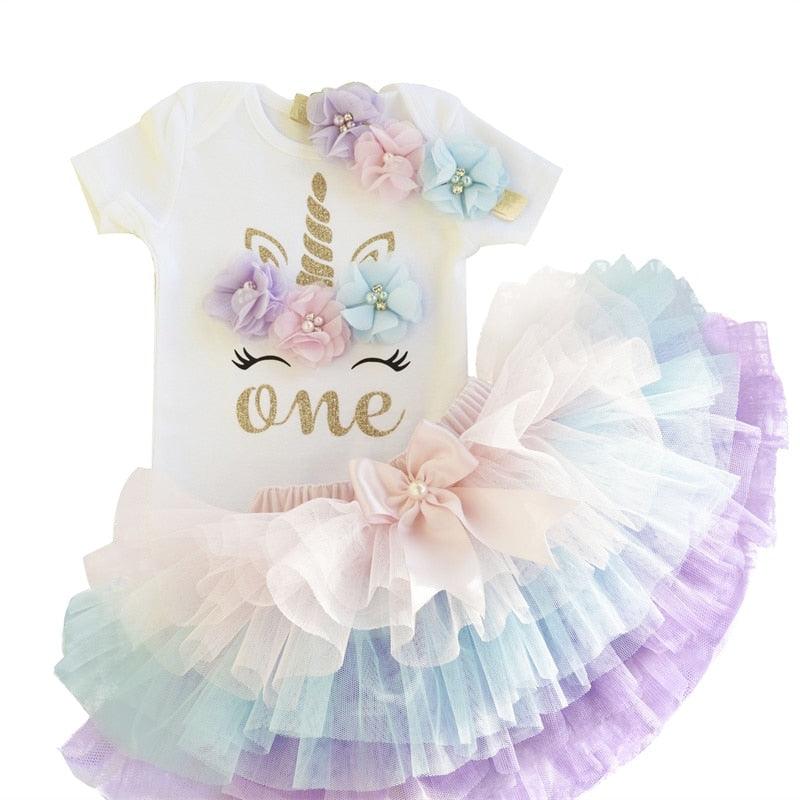 Tenue licorne anniversaire 1 an