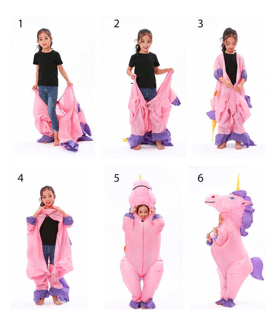 Tenue licorne gonflable - Licorne
