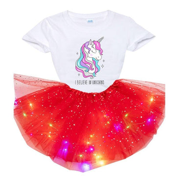 Tenue licorne lumières LED intégrées
