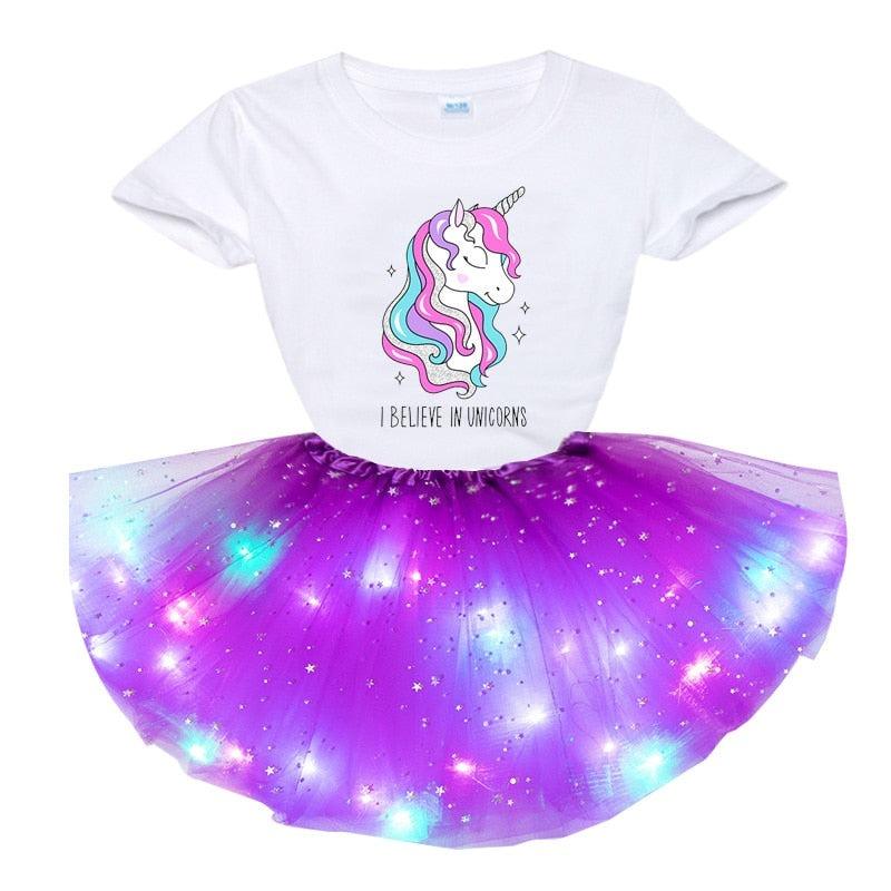Tenue licorne lumineuse - Licorne