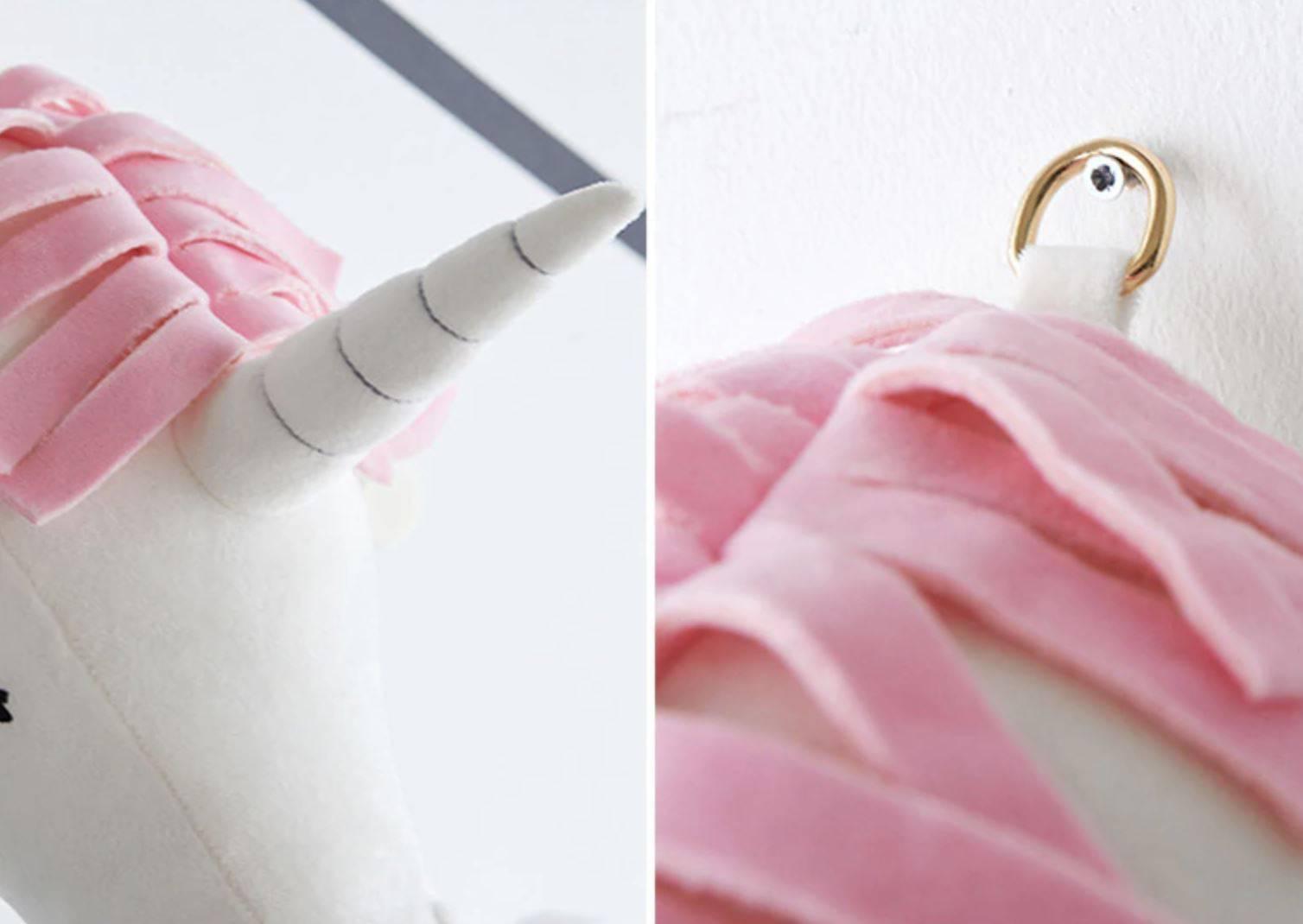 Trophée Licorne en Peluche - Une Licorne