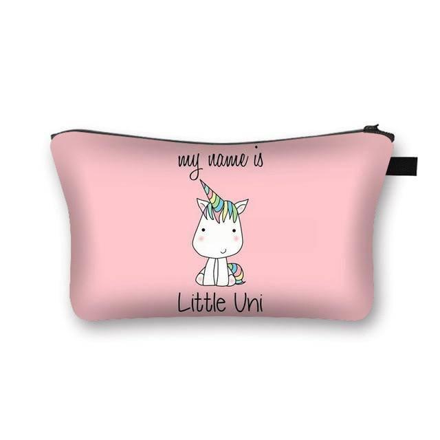 Trousse Licorne Kawaii Rose - Une Licorne