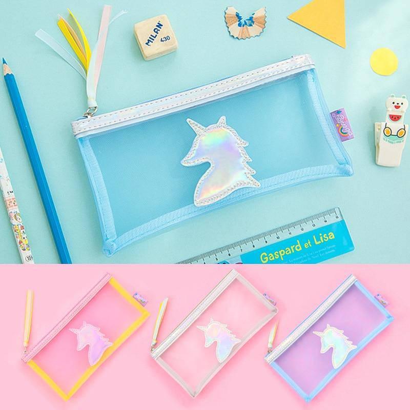 Trousse Licorne Transparente - Une Licorne
