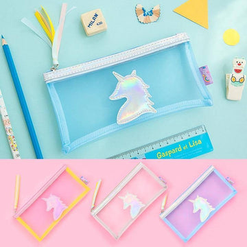 Trousse Licorne Transparente - Une Licorne