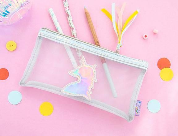 Trousse Licorne Transparente - Une Licorne