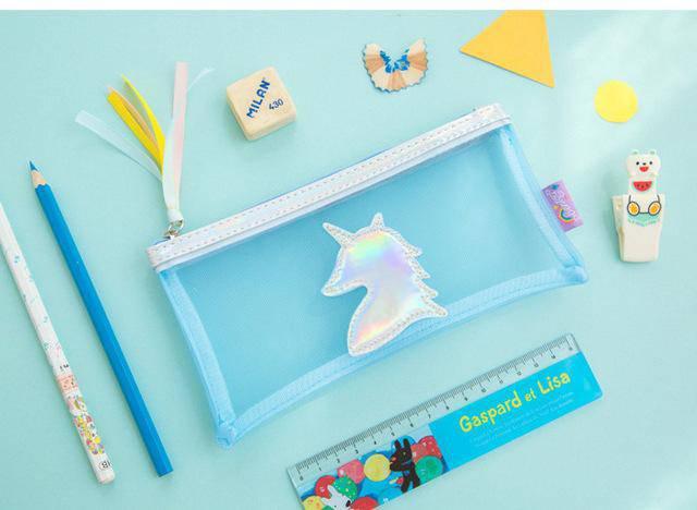 Trousse Licorne Transparente - Une Licorne