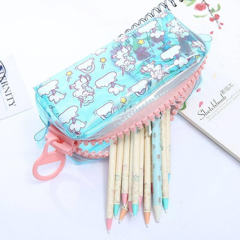 Trousse Licorne Transparente - Une Licorne