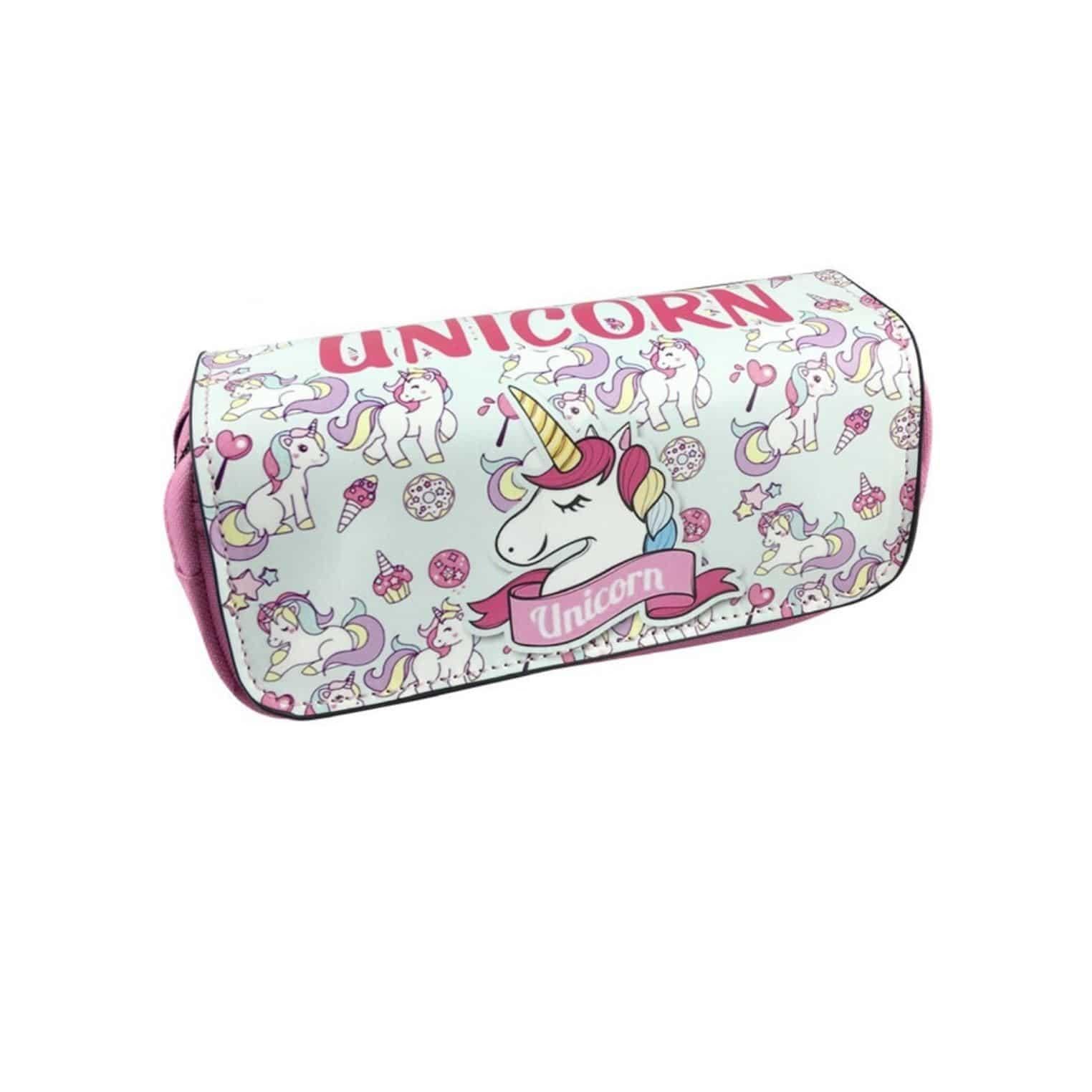 Trousse Licorne<br> Double Compartiment - Une Licorne