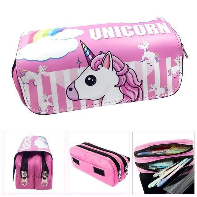 Trousse Licorne<br> Double Rose - Une Licorne