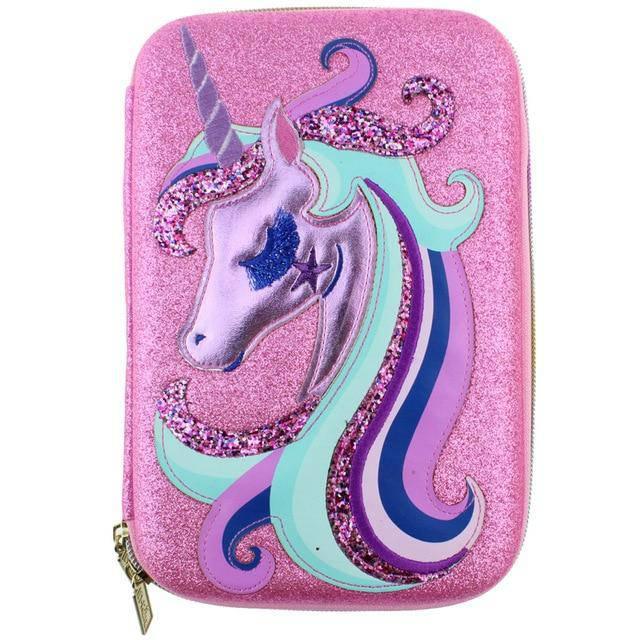Trousse Licorne<br> Pochette Brillante - Une Licorne