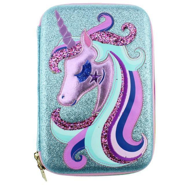 Trousse Licorne<br> Pochette Brillante - Une Licorne