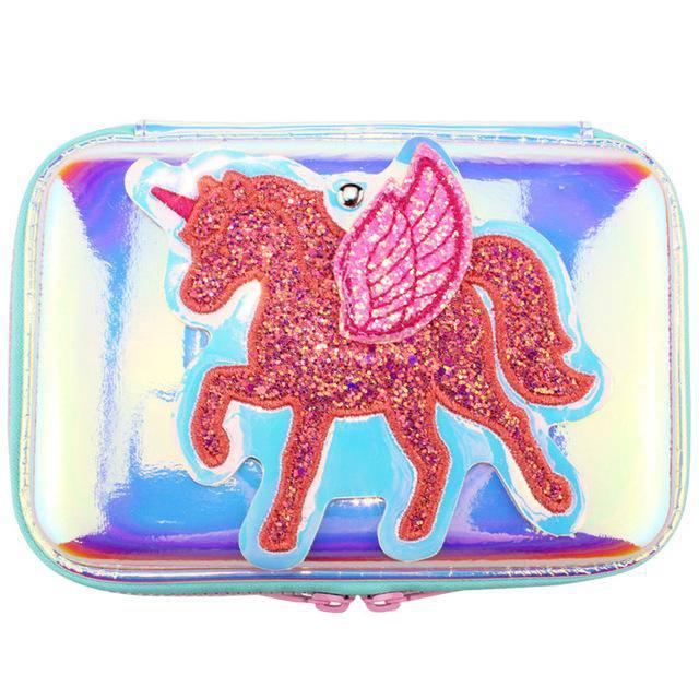 Trousse Licorne<br> Pochette Brillante - Une Licorne