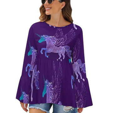 Tunique grande taille licorne femme