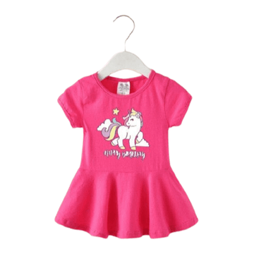 Tunique licorne estivale rose