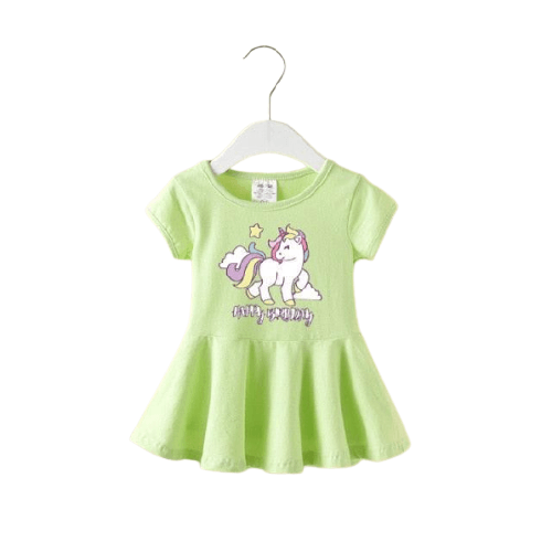 Tunique licorne estivale verte