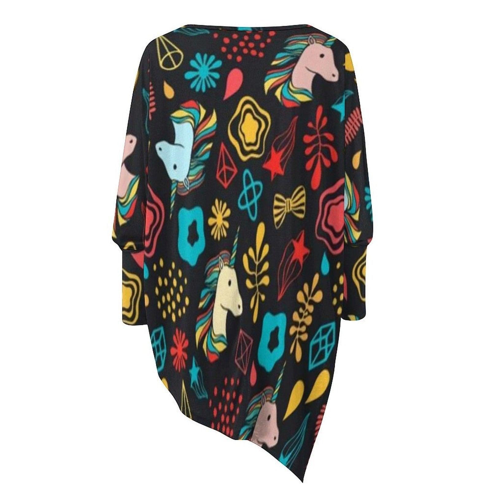 Tunique large licorne femme